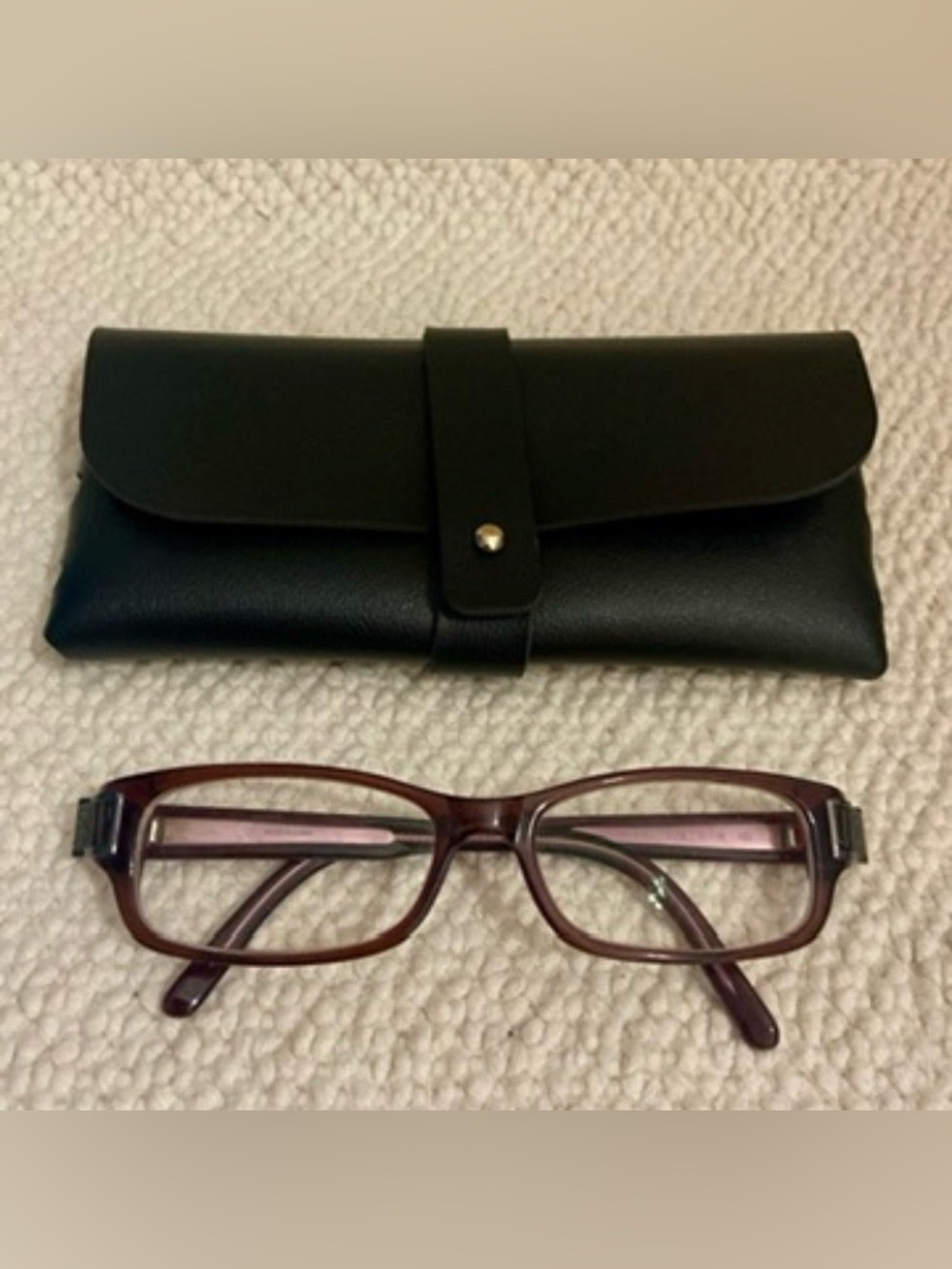 Vintage, Rayban Burgundy Eye Glasses (Frame Only)